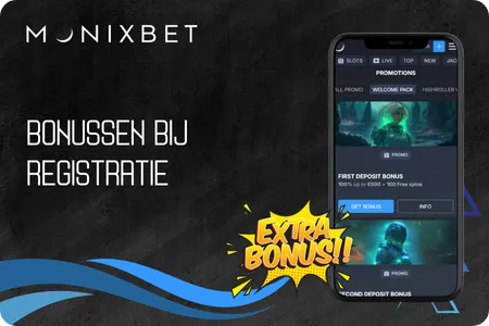 Bonussen na Registratie bij Monixbet