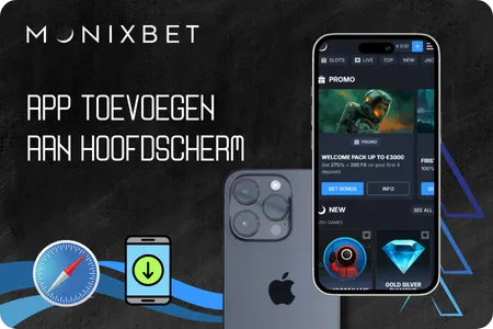 Monixbet App Toevoegen aan Hoofdscherm