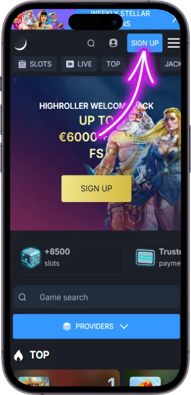 monixbet registratieknop